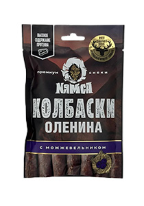 Колбаски из оленины с можжевельником NЯМСА, МПК Норильский